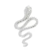 Pendentif serpent 24.5x14 mm avec anneau fermé en Argent 925 x1