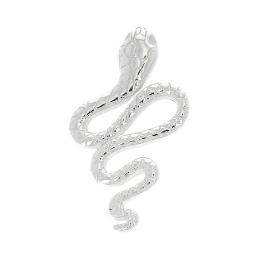 Pendentif serpent 24.5x14 mm avec anneau fermé en Argent 925 x1