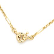 Fermoir bouée 9 mm - Doré à l'or fin x1