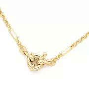 Fermoir bouée 9 mm - Doré à l'or fin x1