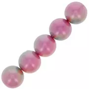 Perles rondes en résine acrylique - Le Ciel Pearls Miyuki 10 mm - Pink x6