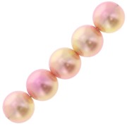 Perles rondes en résine acrylique - Le Ciel Pearls Miyuki 10 mm - Orange x6|raw }}