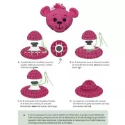 Yeux de sécurité en plastique - pour peluche et amigurumi - 4 mm - Noir x20 paires