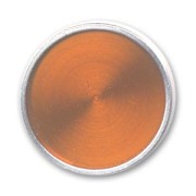 Disque résine époxy à visser 20 mm Ambre x1