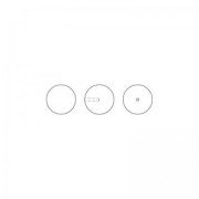 Cotton Pearls semi-percé Miyuki 12 mm - White x1