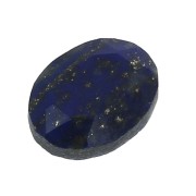 Cabochon ovale facetté 8x6 mm Lapis lazuli x1|raw }}