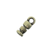 Embouts à serrer pour cordon 2 mm - Bronze x1