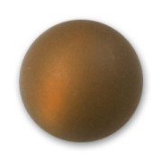 Perle ronde Polaris Dépolie 16 mm Marron x1|raw }}
