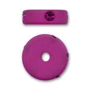 Rondelle strass Polaris 10 mm Fuchsia x1|raw }}