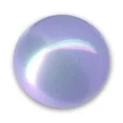 Perle ronde Polaris brillante 16 mm Lavender x1
