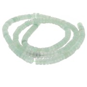 Perles Heishi rondelles en pierre gemme 4.5x2.5 mm - Aventurine teinté x39cm|raw }}
