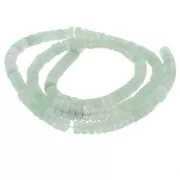 Perles Heishi rondelles en pierre gemme 4.5x2.5 mm - Aventurine teinté x39cm