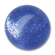 Perle ronde Polaris pailletée 18 mm Sapphire x1|raw }}