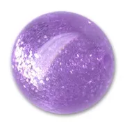 Perle ronde Polaris pailletée 18 mm Light Purple x1