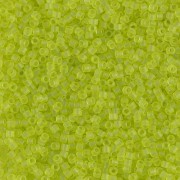 Miyuki Delica 11/0 DB0766 - Transparent Chartreuse Mat x8g