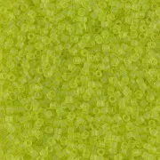 Miyuki Delica 11/0 DB0766 - Transparent Chartreuse Mat x8g