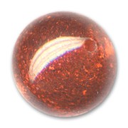 Perle ronde Polaris pailletée 18 mm Hyacinth x1