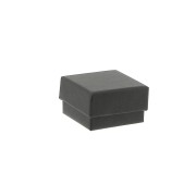 Boite écrin bijoux fantaisie pour bague 5x5x3 cm - Noir x1|raw }}