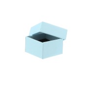 Boite écrin bijoux fantaisie pour bague 5x5x3 cm - Bleu ciel x1