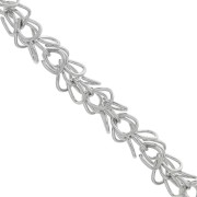 Chaîne maille fantaisie 6 mm en Acier inoxydable x1m