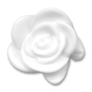 Cabochon rose en résine  22 mm Blanc|raw }}