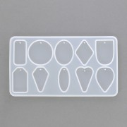 Moule silicone pour réaliser des pendentifs géométriques en résine x1|raw }}