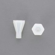 Moule silicone héxagone facetté pour réaliser des pendentifs en résine 36x23 mm x1
