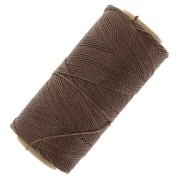 Bobine de fil ciré Linhasita pour micro macramé 1 mm - Marron clair (790) x168m