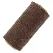 Bobine de fil ciré Linhasita pour micro macramé 1 mm - Marron clair (790) x168m