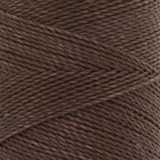 Bobine de fil ciré Linhasita pour micro macramé 1 mm - Marron clair (790) x168m