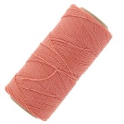 Bobine de fil ciré Linhasita pour micro macramé 1 mm - Corail (640) x168m|raw }}