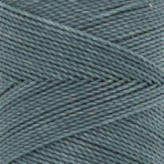 Bobine de fil ciré Linhasita pour micro macramé 1 mm - Bleu gris (549) x168m