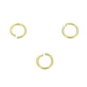 Anneaux ouverts 2.5x0.4 mm en Gold filled (or laminé) x50