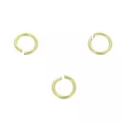 Anneaux ouverts 2.5x0.4 mm en Gold filled (or laminé)  x50