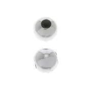 Stopper Bead 6 mm avec un trou de 2 mm en Argent 925 x1