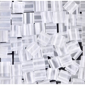 Miyuki Tila Beads 5x5x1.9 mm TL-0131F - Mat Crystal x10g