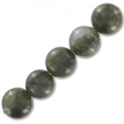 Perles rondes 10 mm en pierre gemme Labradorite x5
