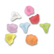 Assortiment de fleurs 9x10 mm Frosted x20|raw }}