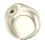 Baroque nacrée PureCrystal 5841 perle ronde irrégulière 8 mm Cream Pearl x1