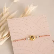 Fil à broder métallisé tressé 16 Au ver à soie pour broderie Parme (023) x10m