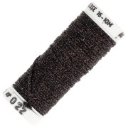 Fil à broder métallisé tressé 16 Au ver à soie - Marron Cuivré (022) x10m|raw }}