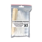 Kit d'accessoires pour résine avec gants|raw }}