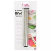 Rouleau inox pour pâte polymère