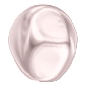 Baroque nacrée PureCrystal 5841 perle ronde irrégulière 8 mm Rosaline Pearl x1