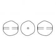 Baroque nacrée PureCrystal 5841 perle ronde irrégulière 8 mm White Pearl x1