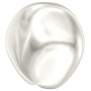 Baroque nacrée PureCrystal 5841 perle ronde irrégulière 12 mm White Pearl x1|raw }}