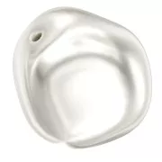 Baroque nacrée PureCrystal 5841 perle ronde irrégulière 12 mm White Pearl x1