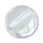 Perle ronde transparente 22 mm Crystal x1
