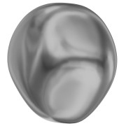 Baroque nacrée PureCrystal 5841 perle ronde irrégulière 12 mm Dark Grey Pearl x1|raw }}