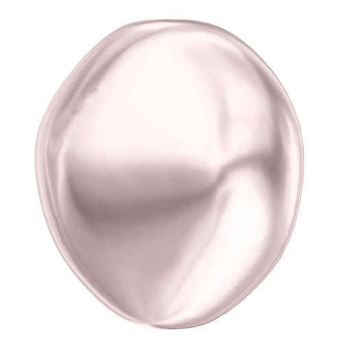 Baroque nacrée PureCrystal 5842 perle irrégulière 10 mm Rosaline Pearl x1